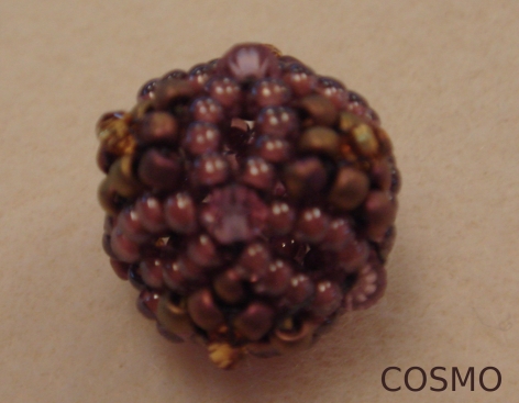 Cosmos Beaded Bead by Cary Bruner