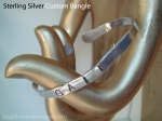 Sterling Silver Custom Bangle Box Art